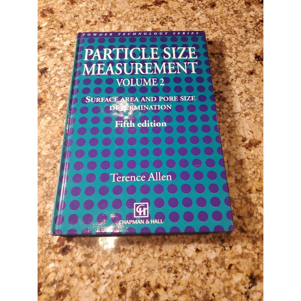 Particle Size Measurement Volume 2 Surface Area and Pore Size Determination New